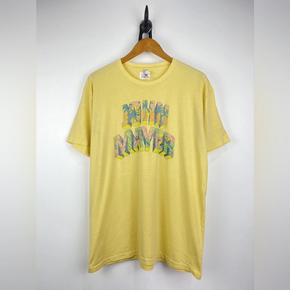 John Mayer Palm Spellout Graphic T-Shirt Size Medium